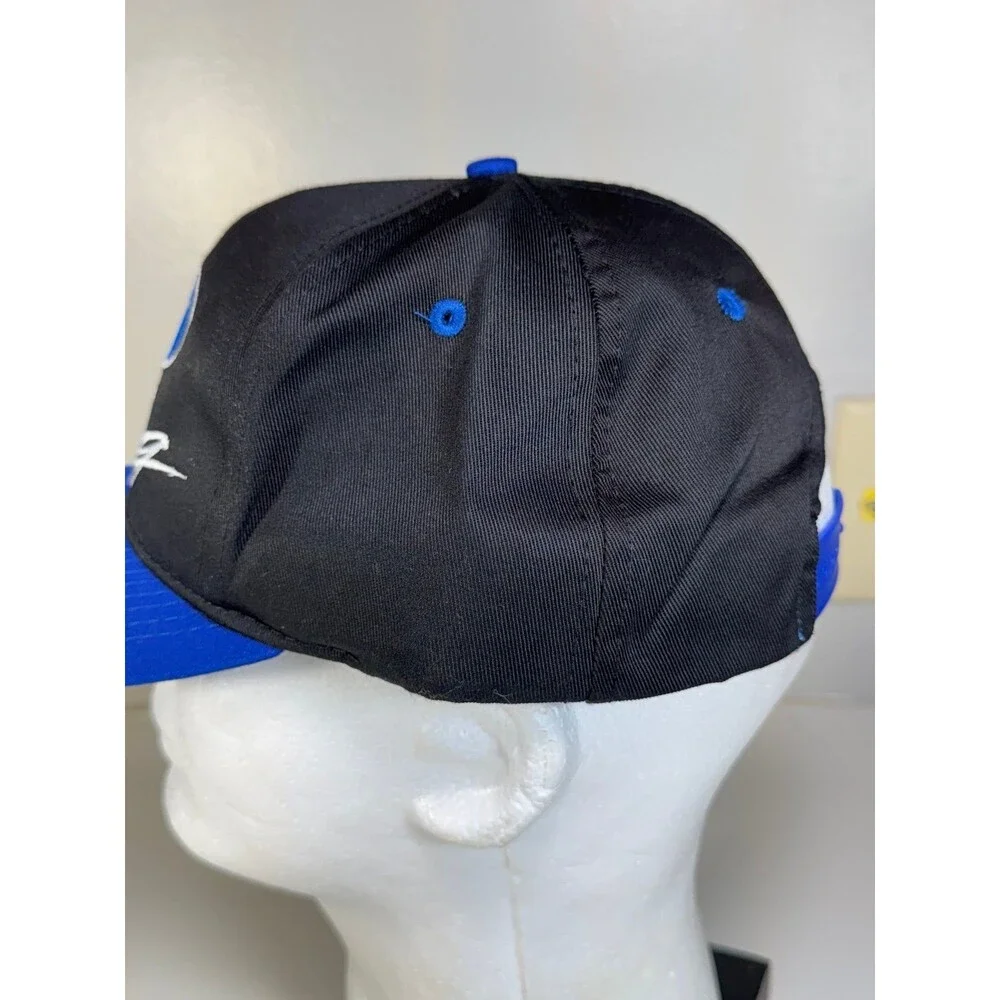 Vintage Ford Racing Snapback Hat Cap Black Blue - Picture 3 of 8